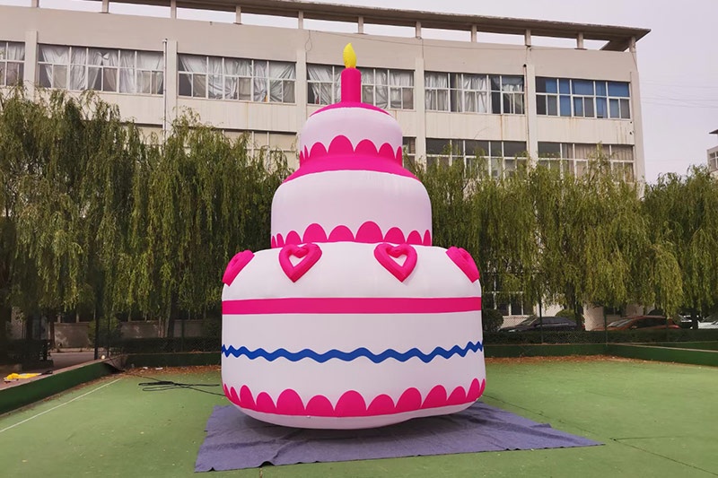AD059 Inflatable Birthday Cake For Party Event Decoration Toy