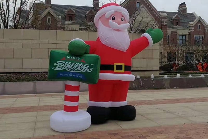 AD065 Santa Claus Inflatable Cartoon For Party Event Decoration Toy