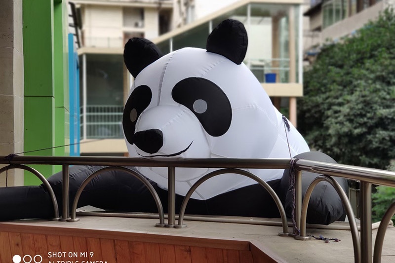 AD066 Giant Inflatable Panda Cartoon For Party Event Decoration Toy