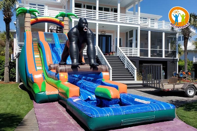 WW010 20ft Gorilla Double Lane Inflatable Water Slide