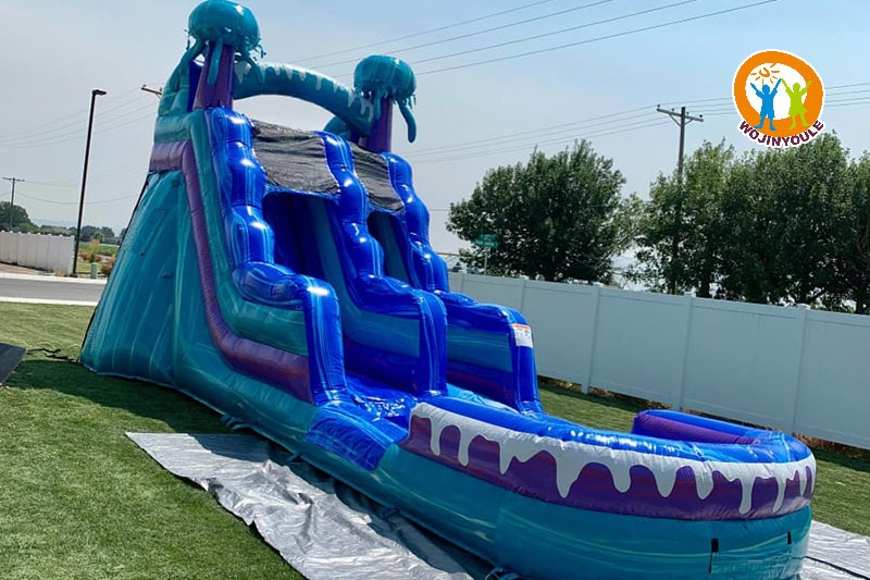 WW009 15ft Electric Jellyfish Inflatable Water Slide