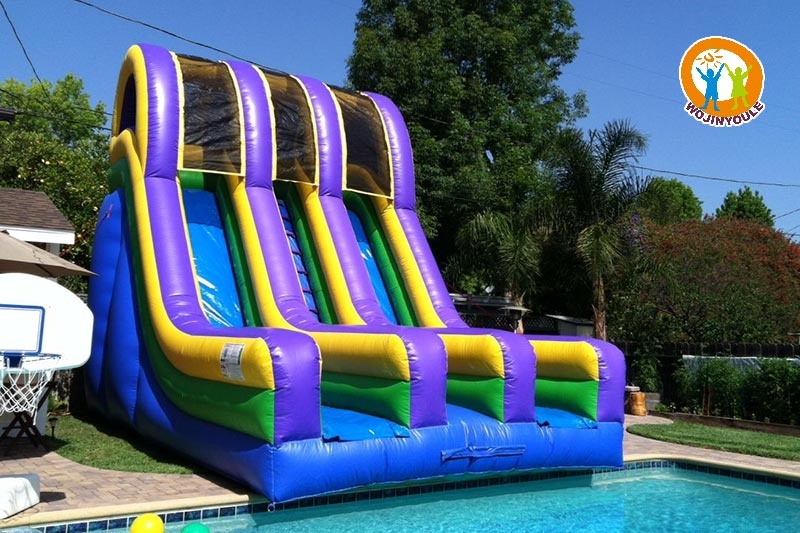 WW126 20ft Dual Lane Poolside Inflatable Water Slide