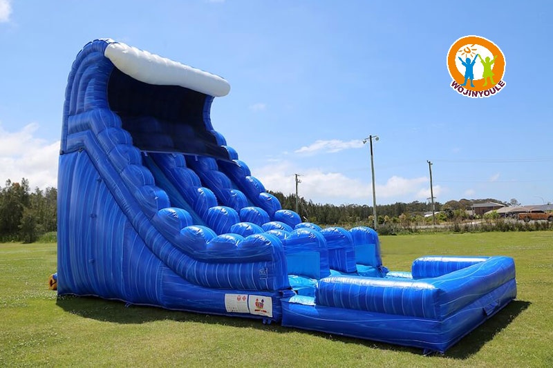 WW127 20ft Double Lanel Wave Inflatable Water Slide