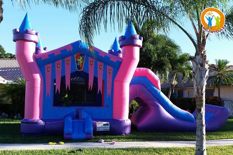 WJ229 4in1 Deluxe Magic Kingdom Inflatable Combo Bouncer Slide