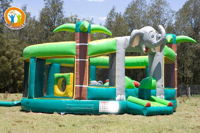 WJ240 Jungle 5 in 1 Combo Inflatable Jumping Castle