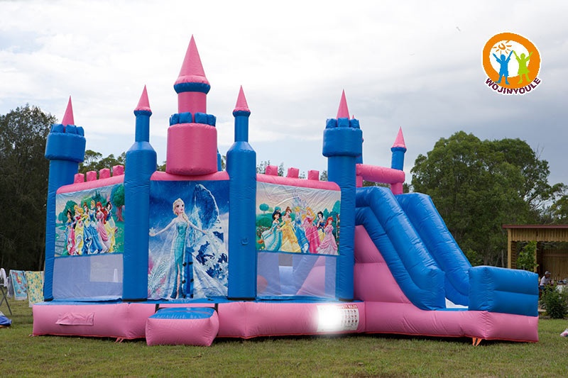 WJ247 Disney Princess 5in1 Combo Inflatable Jumping Castle
