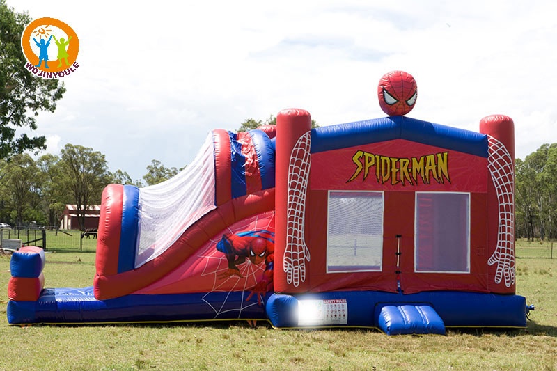 WJ244 Spiderman 5 in 1 Combo Inflatable Jumping Castle