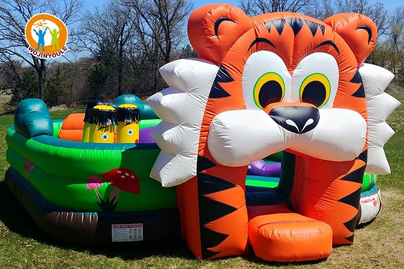 WJ252 Toddler Tiger Safari Playland Inflatable Bounce House