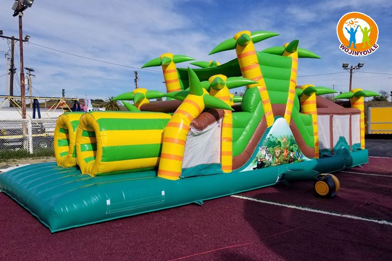 OC225 Tropical Jungle Inflatable Obstacle Course