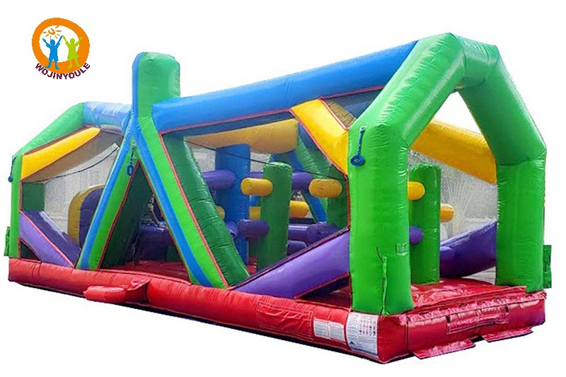 OC226 Retro Radical Run Inflatable Obstacle Course