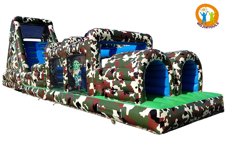 OC230 60ft Camo Challenge Inflatable Obstacle Course
