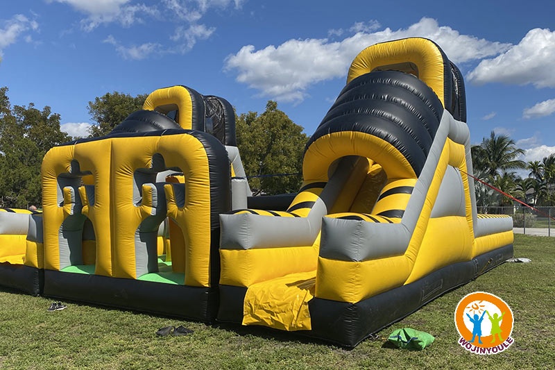 OC234 Caution Zone Toxic Inflatable Obstacle Course