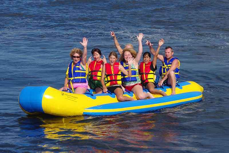 WT002 Plato 0.90mm PVC 10 Seats Inflatable Banana Boat Ride