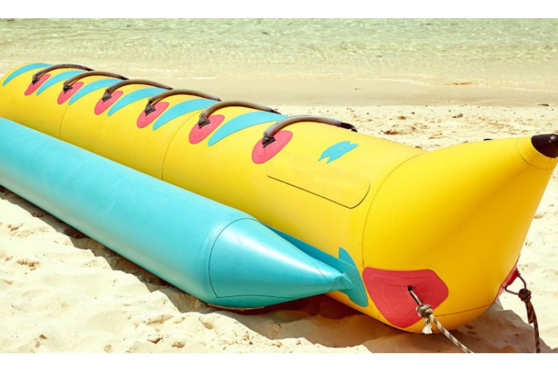 WT002 0.90mm PVC 6 Seats Inflatable Banana Boat Ride