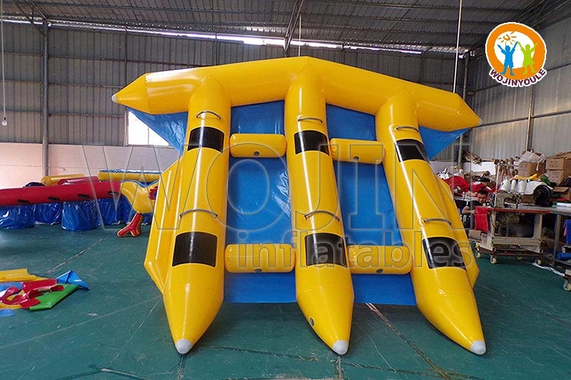 WT020 0.90mm PVC 6 Seats Inflatable Towable Flying Fish