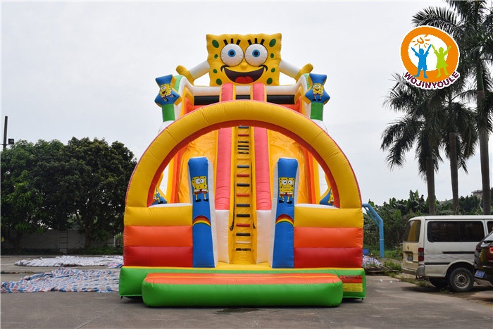 DS213 Minions Dual Lane 20ft Inflatable Dry Slide