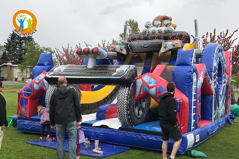 OC237 Transformers Inflatable Obstacle Course Bouncing