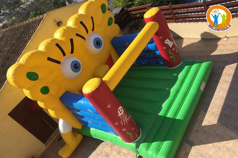 WJ254 Spongebob Bounce House Inflatable Castle