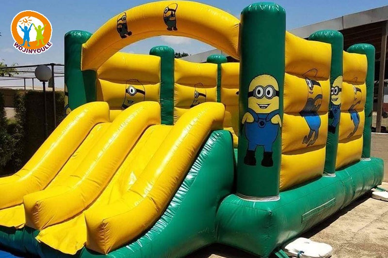 WJ255 Minions Bounce Combo Inflatable Castle w/ Slide