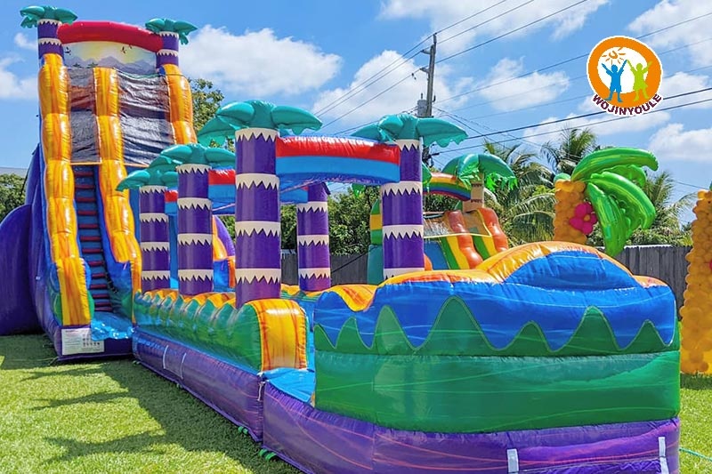 WW101 23ft Tall Tiki Falls Inflatable Water Slide