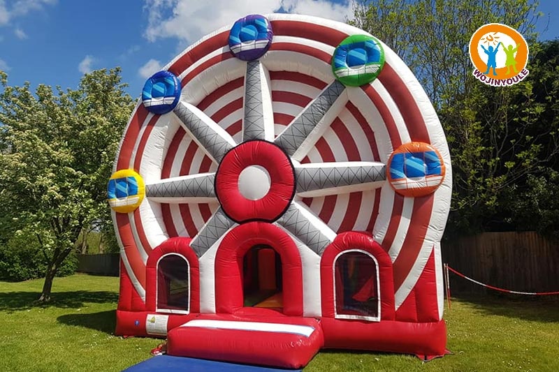 WB467 3D Ferris Wheel Inflatable Combo Bounce Slide