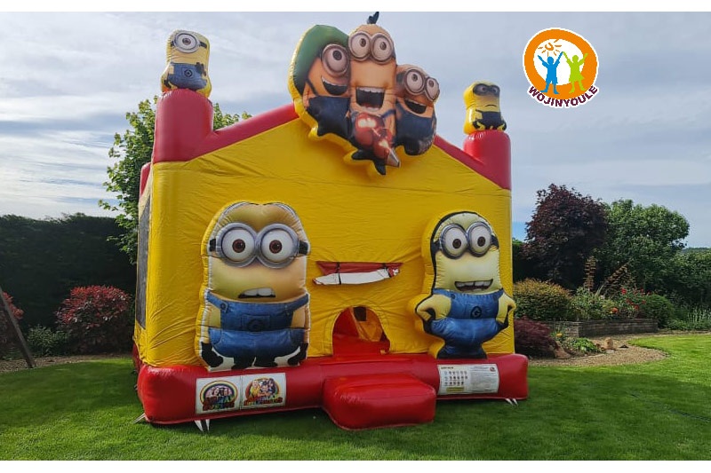 WB466 Minions 3D Inflatable Combo Bounce Slide