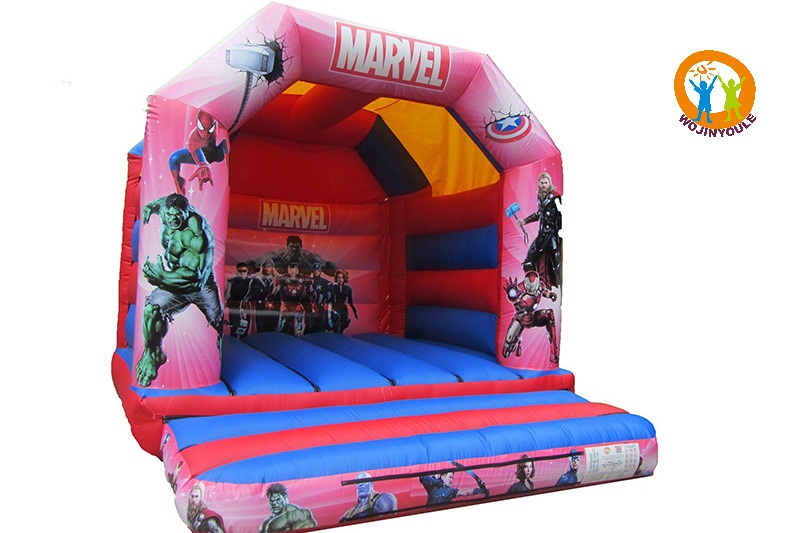 WB459 Marvel Theme Pink Inflatable Bounce House
