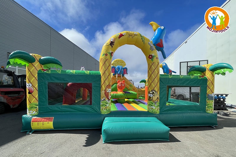 WB479 Jungle Theme Toddle Playground Inflatable Jumping Castle