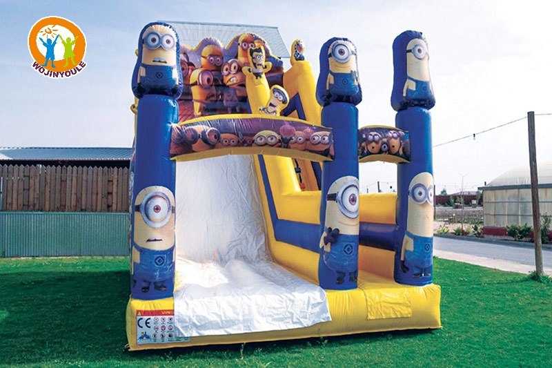 DS227 Minions Inflatable Bouncy Slide
