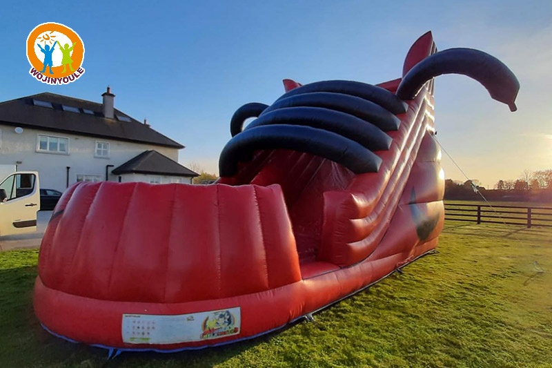 DS228 Nike Shoes Red Inflatable Bouncy Slide