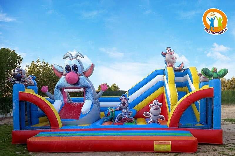 WB488 Mouse & Rabbit Bouncy Castle Inflatable Park Fun City