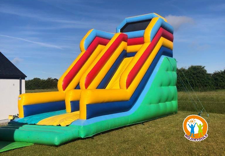 DS234 20ft Tall Multi Colorued Super Slide Inflatable Slide