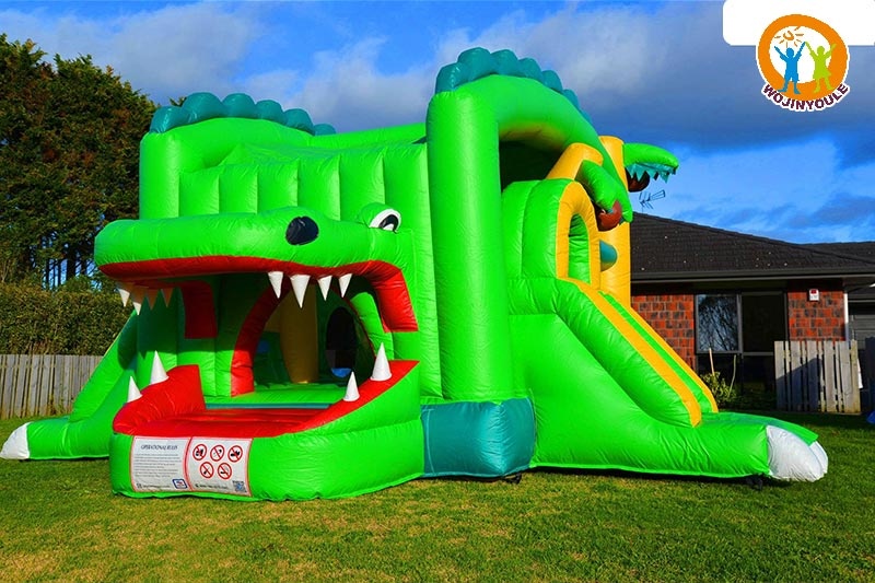 WB494 Big Mouth Crocodile Bouncy Castle Inflatable Park Fun City