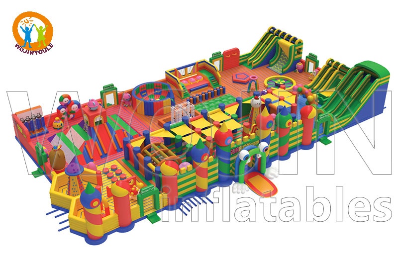 TP010 Largest Outdoor Commercial Inflatable Theme Park
