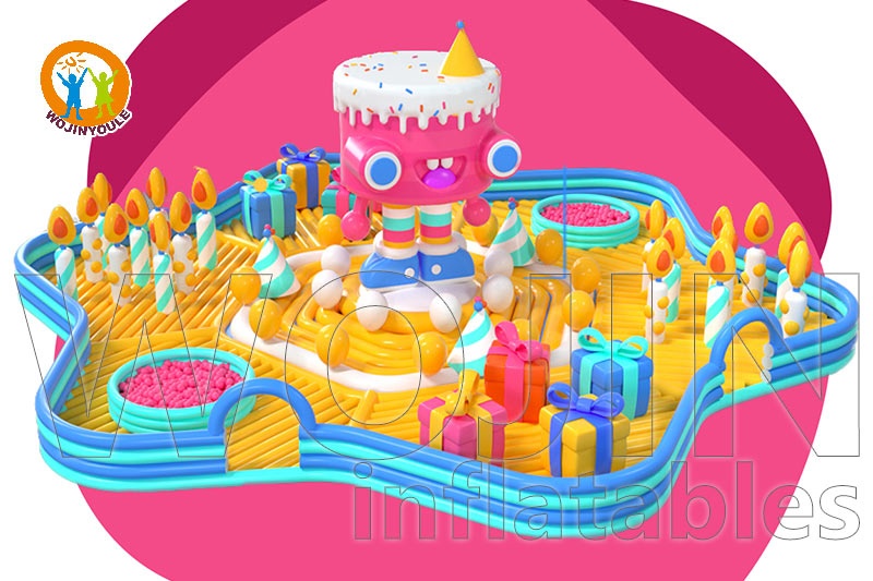 TP080 Commercial Cake Inflatable Theme Park Outdoor Playground