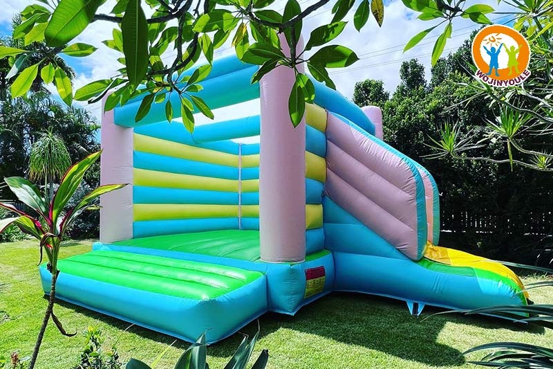 WB096 Rainbow Jumping Castle Inflatable Bounce House