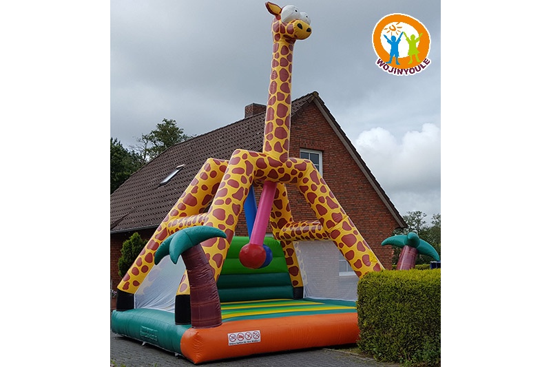 WB404 Giraffe Inflatable Bounce House Jumping Castle
