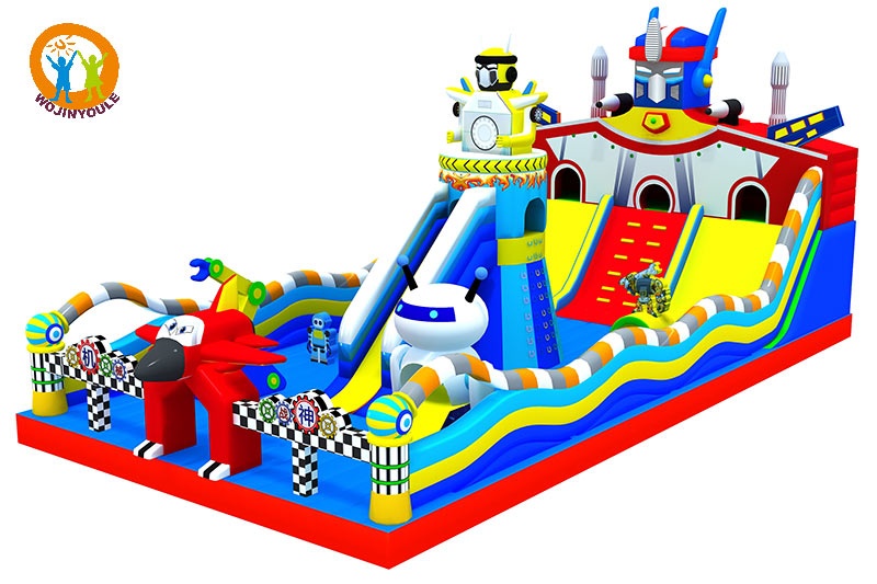 WJ056 Transformers Park Fun City Inflatable Bouncy Castle