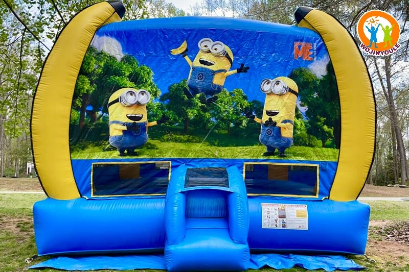 WJ082 Minions Inflatable Bounce House Jumping Castle