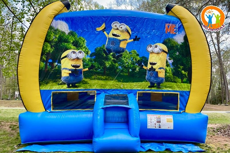 WJ082 Minions Inflatable Bounce House Jumping Castle