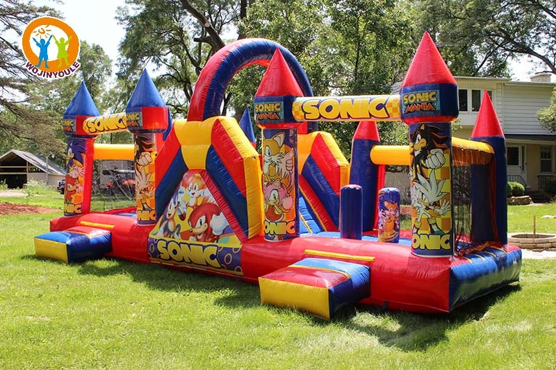 WB505 Sonic Inflatable Jumping Castle Obstacle