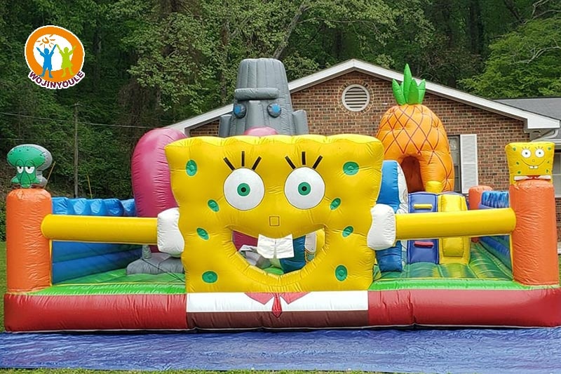 WB506 Sponge Playland Inflatable Kids Playground