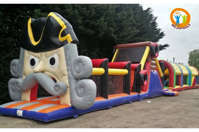 OC243 59ft Pirate Assault Inflatable Obstacle Course
