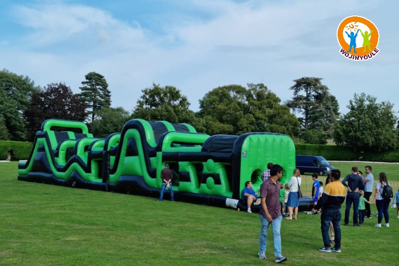 OC244 85ft Boot Camp Challenge Inflatable Obstacle Course