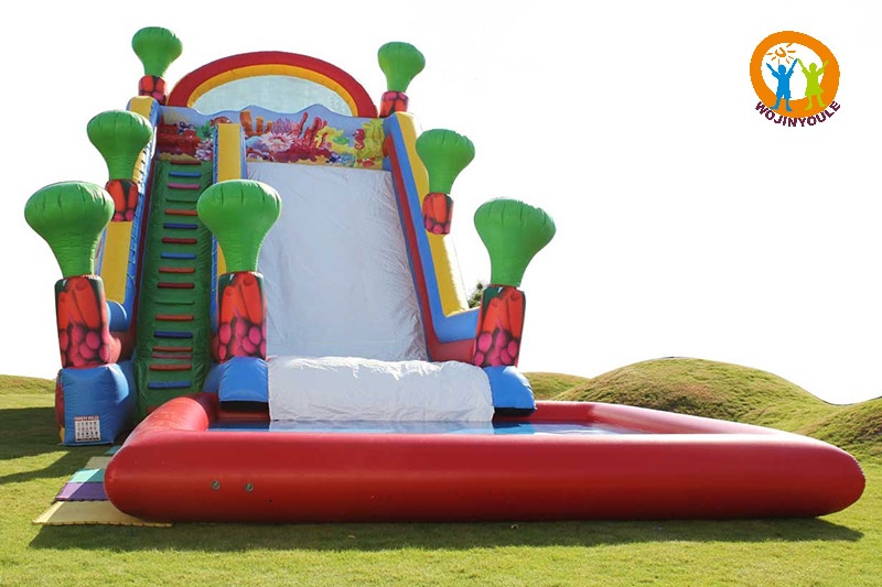 WS036 Under the Sea Inflatable Water Slide with Pool Set