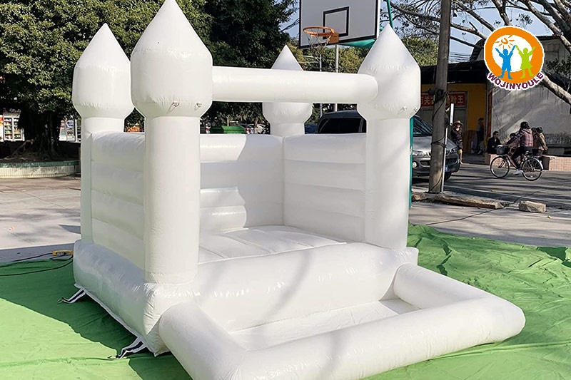 WJ167 All White Bounce House Wedding Inflatable Ball Pit