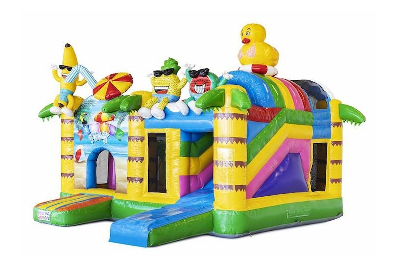 MC020 Summer Party Multiplay Inflatable Bouncy Castle Slide