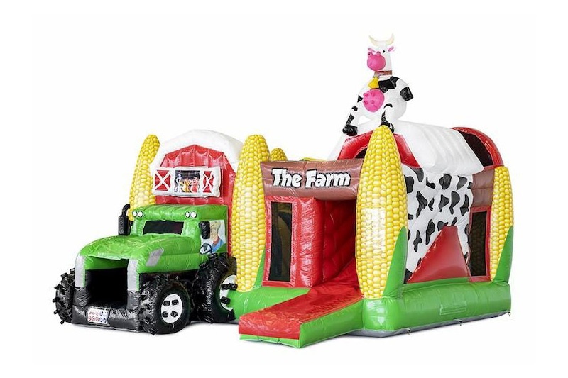 MC032 Tractor Multiplay Inflatable Bouncy Castle Slide