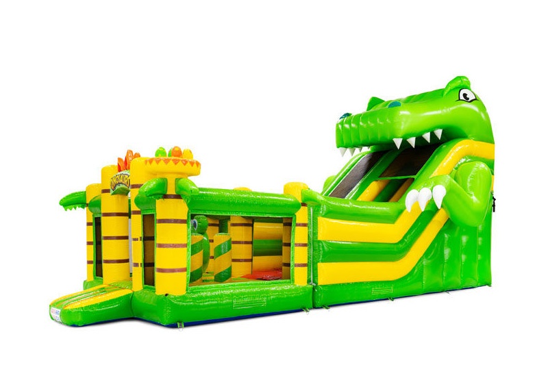 MC067 Multiplay Dino Inflatable Slide Jumping Castle