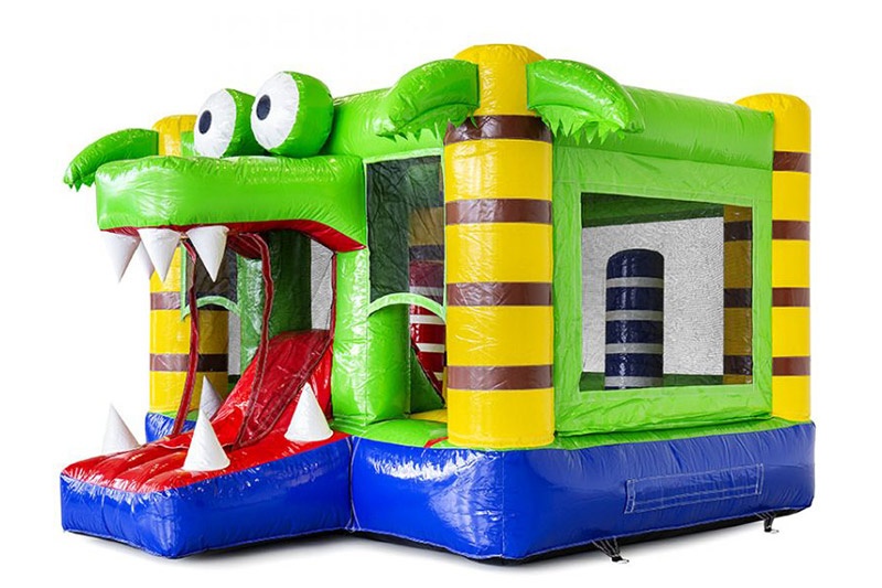 MC058 Mini Crocodile Bouncy Castle Slide Inflatable Bounce House